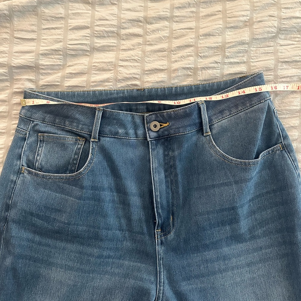 HALARA Flex High waist cuffed wide leg jeans - Picture 6 of 8